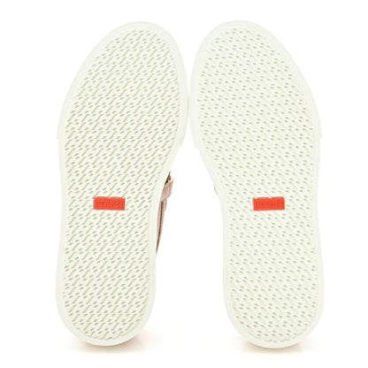 Hermes Calfskin Game Slip On Sneakers 37 Beige Nude 6 of 10
