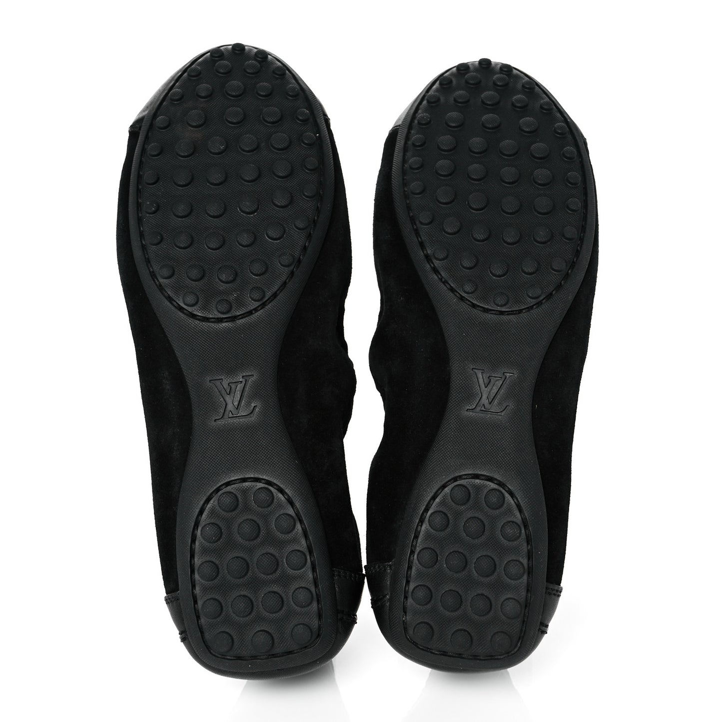 Suede Lovely Ballet Flats 37 Black