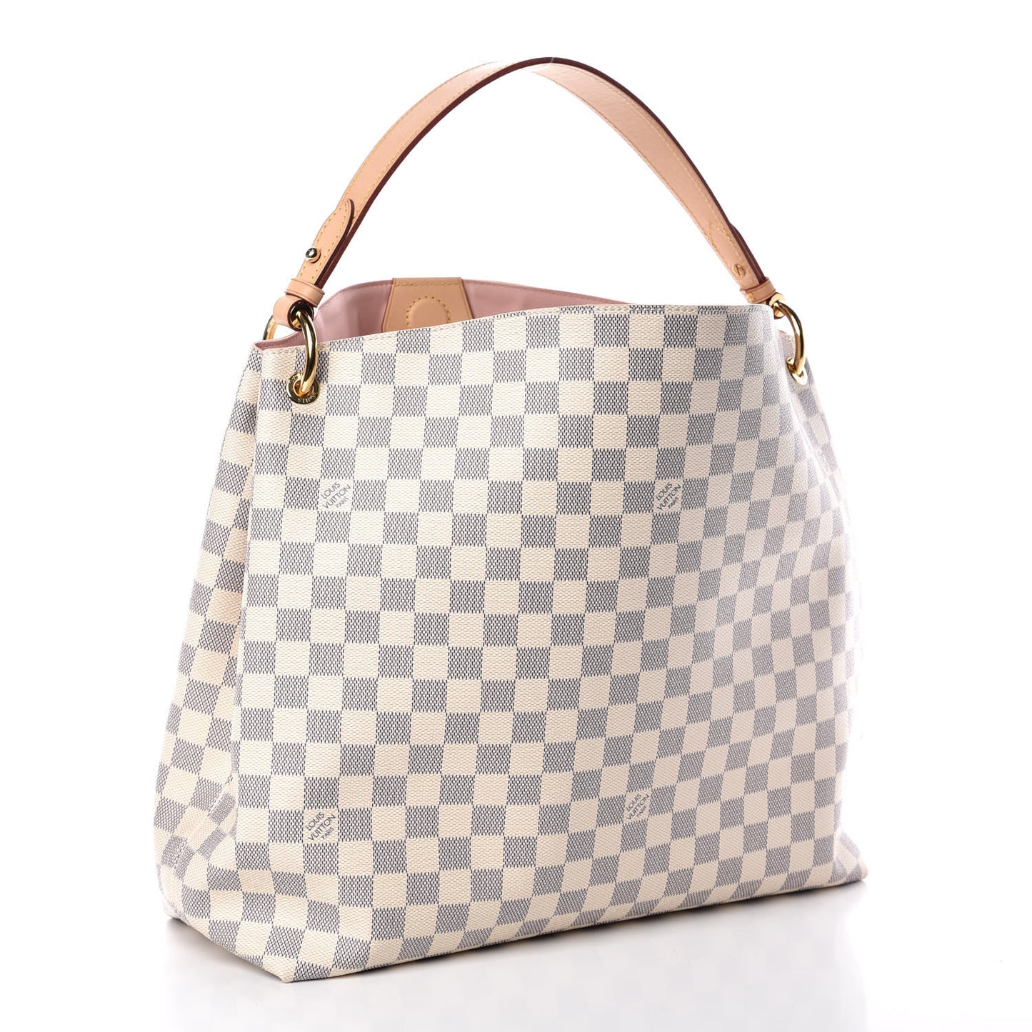 Damier Azur Graceful MM Rose Ballerine