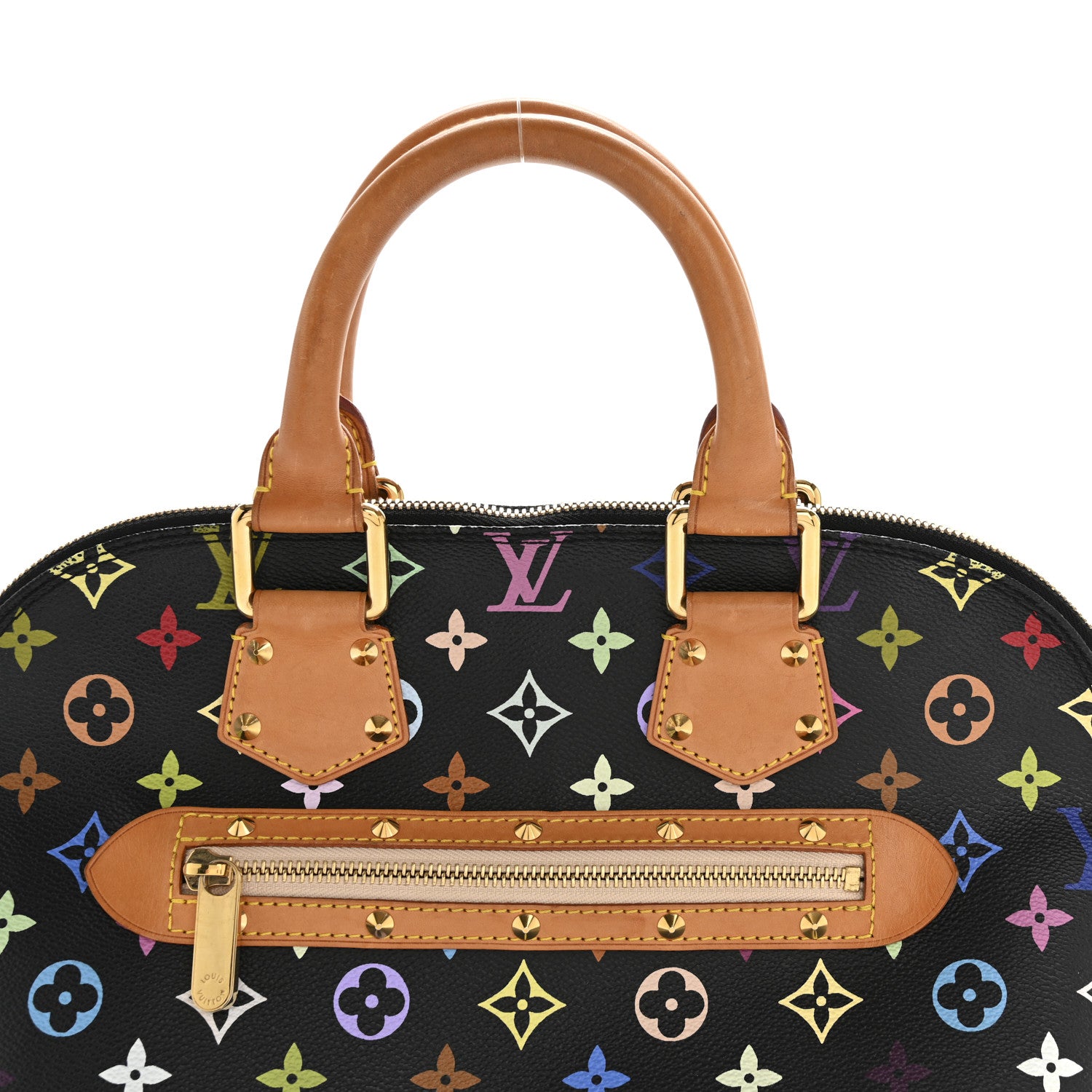 Louis Vuitton Monogram Multicolor Alma Black 8 of 17