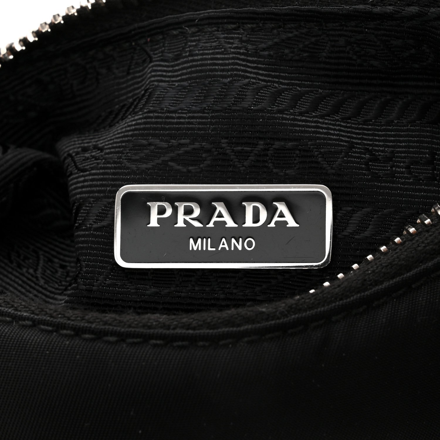 Prada Nylon Re-Edition 2005 Shoulder Bag Black 6 of 10