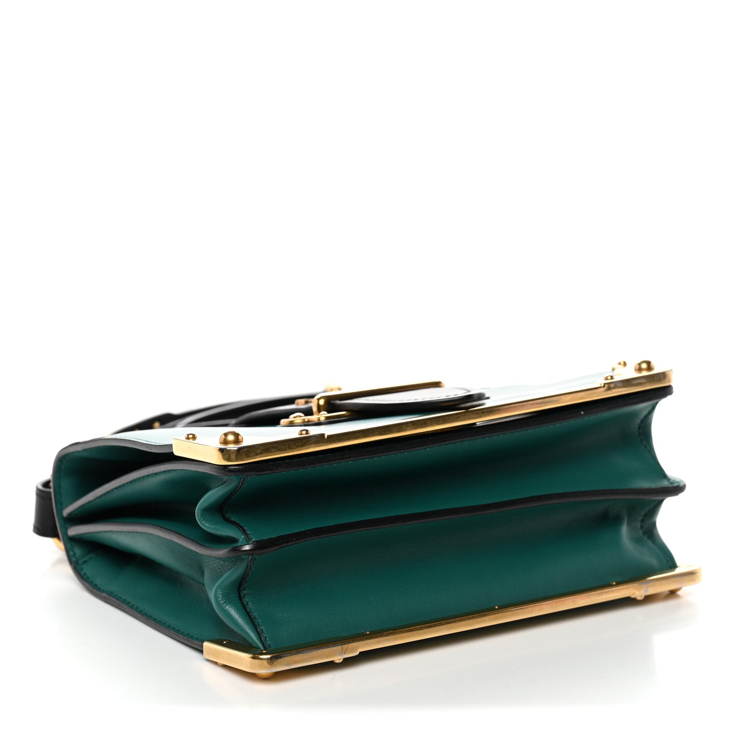 City Calf Saffiano Cahier Bag Biliardo Black