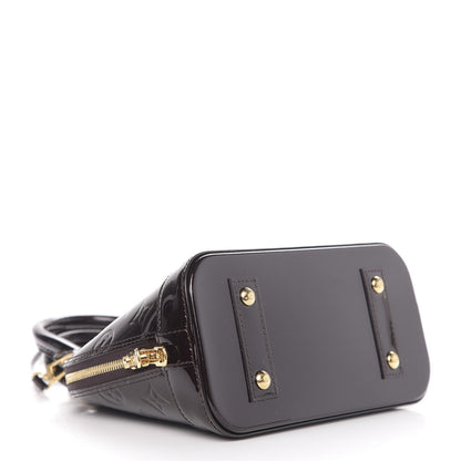 Louis Vuitton Vernis Alma BB Amarante 4 of 10