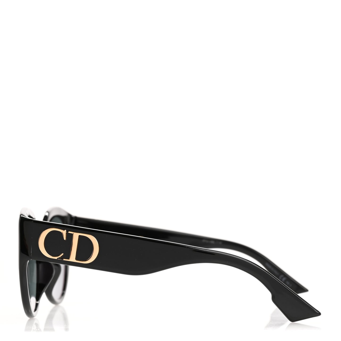 Acetate DDiorF Cat Eye Sunglasses Black