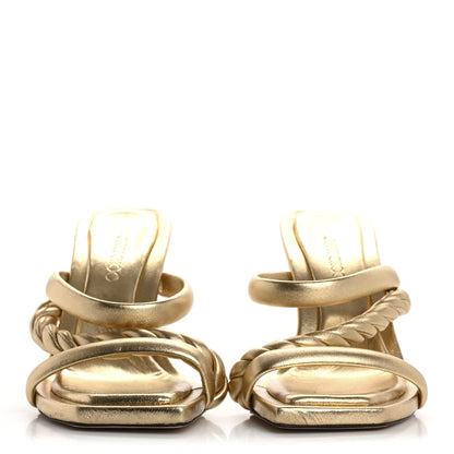 Jimmy Choo Metallic Nappa Diosa 90 Sandals 36 Gold 3 of 11