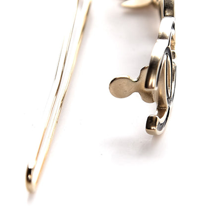 Chanel Metal CC Hair Clip Barrette Gold 4 of 6
