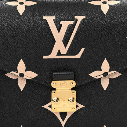 Louis Vuitton Empreinte Monogram Giant Pochette Metis Black Beige 7 of 9