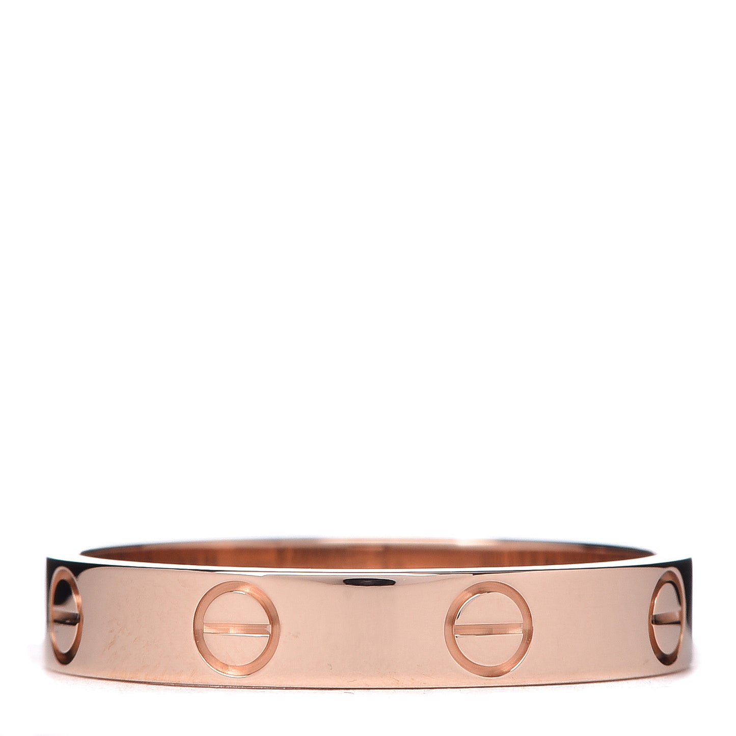 18K Pink Gold 3.5mm LOVE Wedding Band Ring 57 8