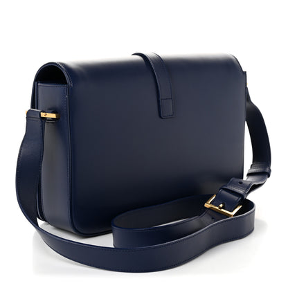 Saint Laurent Smooth Calfskin Medium Classic Monogram Universite Bag Royal Blue 3 of 10