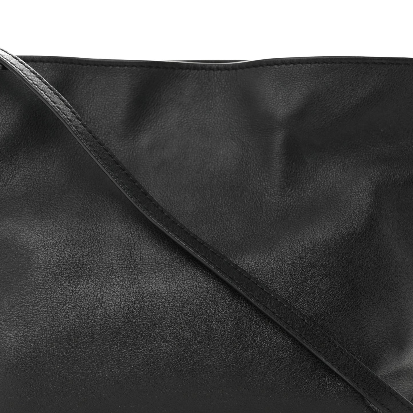 Calfskin Mini Flamenco Knot Clutch Black