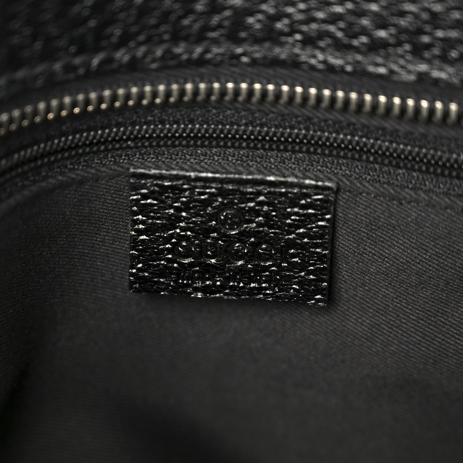 Gucci Monogram Shoulder Bag Black 6 of 10
