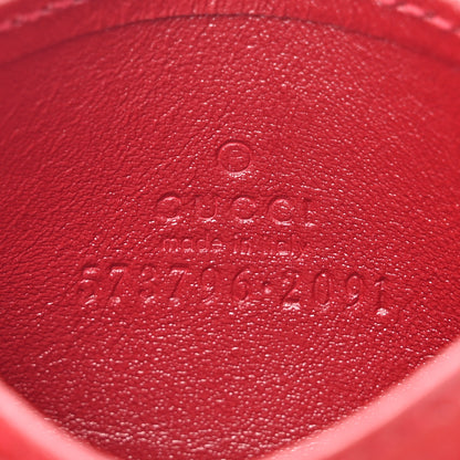 Gucci Calfskin Web Rajah Card Holder Red 6 of 7