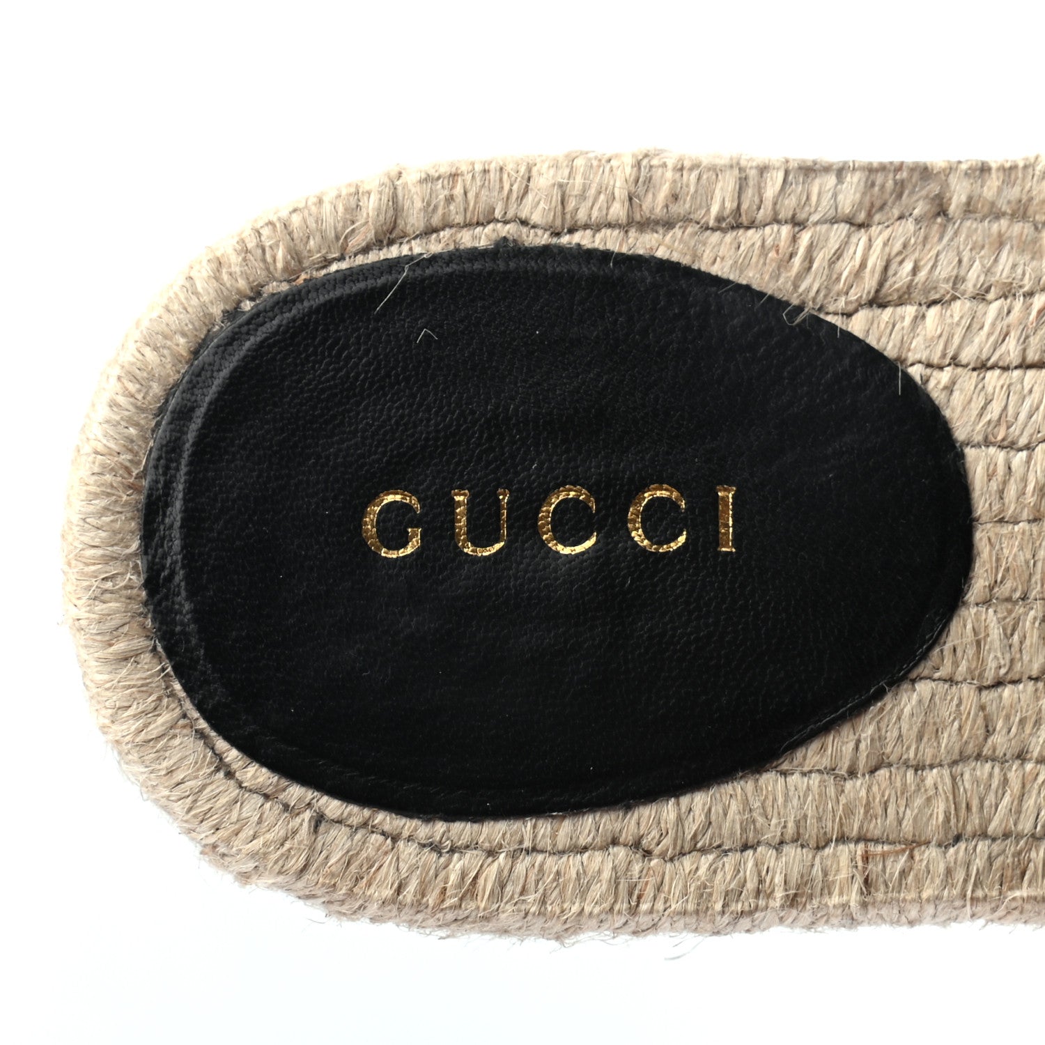 Gucci Nappa Matelasse GG Marmont Espadrille Slippers 38 Black 9 of 9