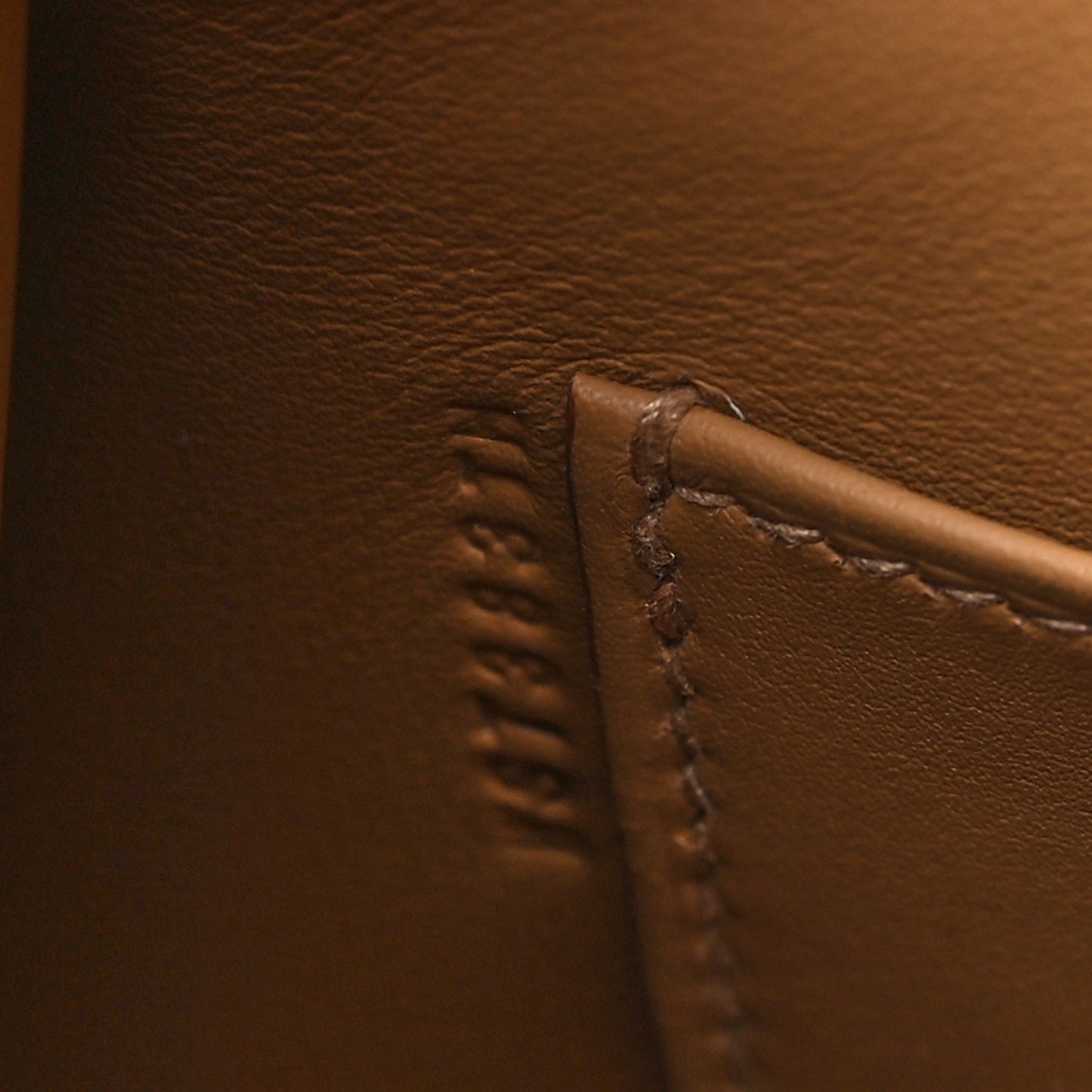 Swift Horseshoe Kelly Pochette Clutch Nata Biscuit