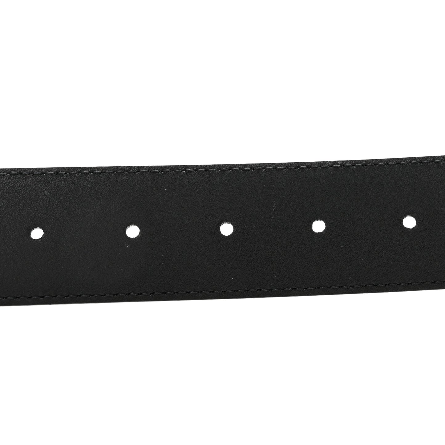 Calfskin Interlocking G Belt 90 36 Black 75/30 Black