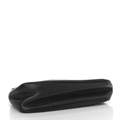 Prada Vitello Daino Pochette Bag Black 3 of 8