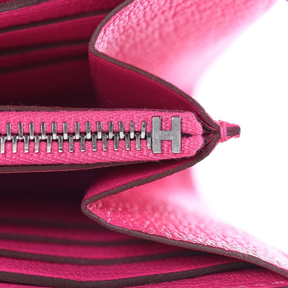 Hermes Chevre Mysore Kelly Longue Wallet Rose Tyrien 13 of 17