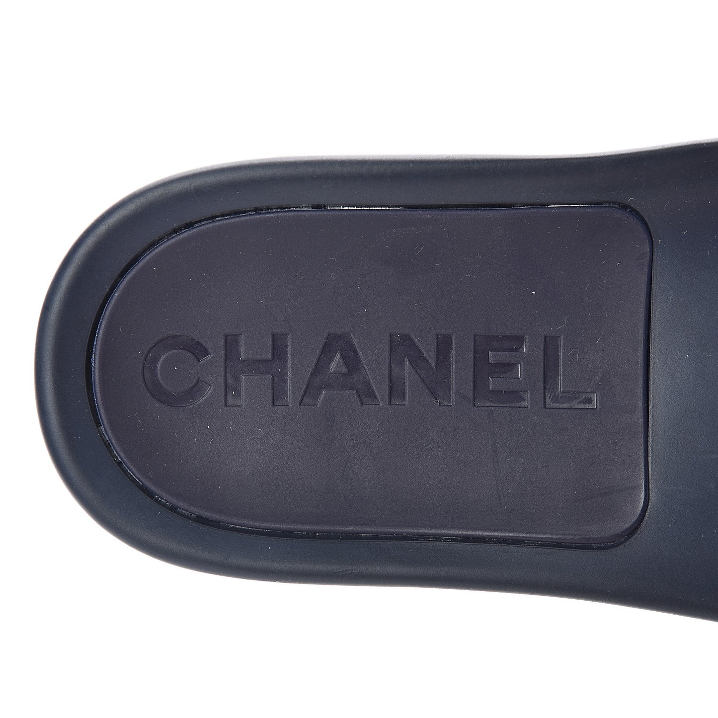 PVC CC Mules Sandals 39 Navy Gold