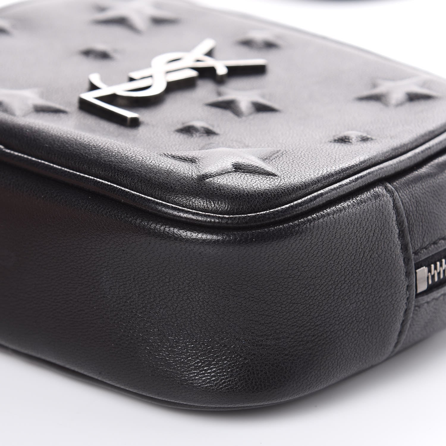 Saint Laurent Nappa Embossed Star Monogram Blogger Bag Black 8 of 13