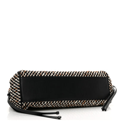 Chanel Tweed Calfskin Urban Essentials Small Shopping Bag Black Multicolor 4 of 10