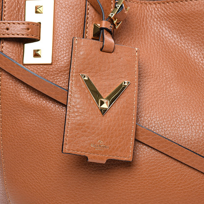 Valentino Garavani Grained Calfskin My Rockstud Soft Tote Light Cuir 11 of 11