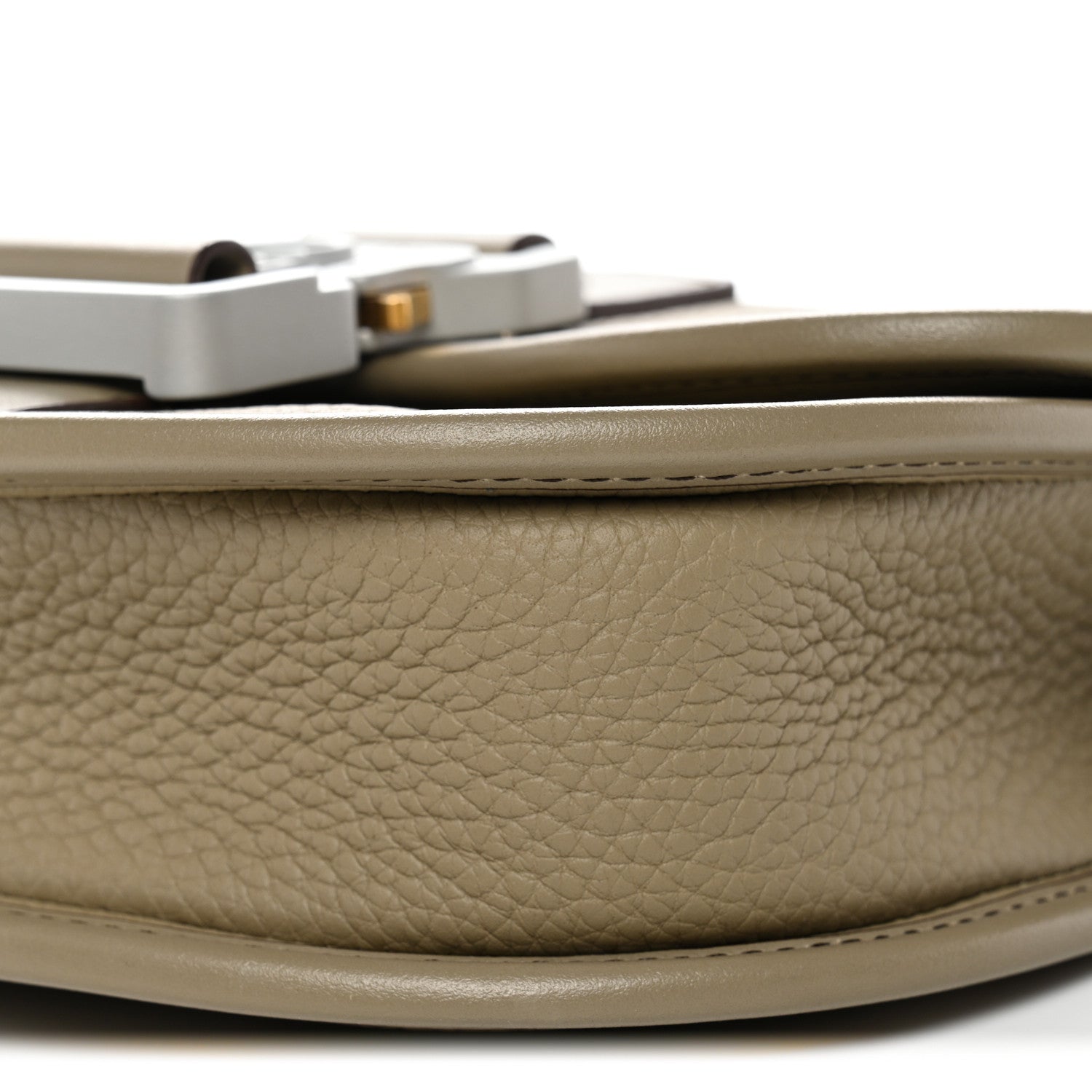 Christian Dior Grained Calfskin Mini Gallop Bag With Strap Beige 10 of 11