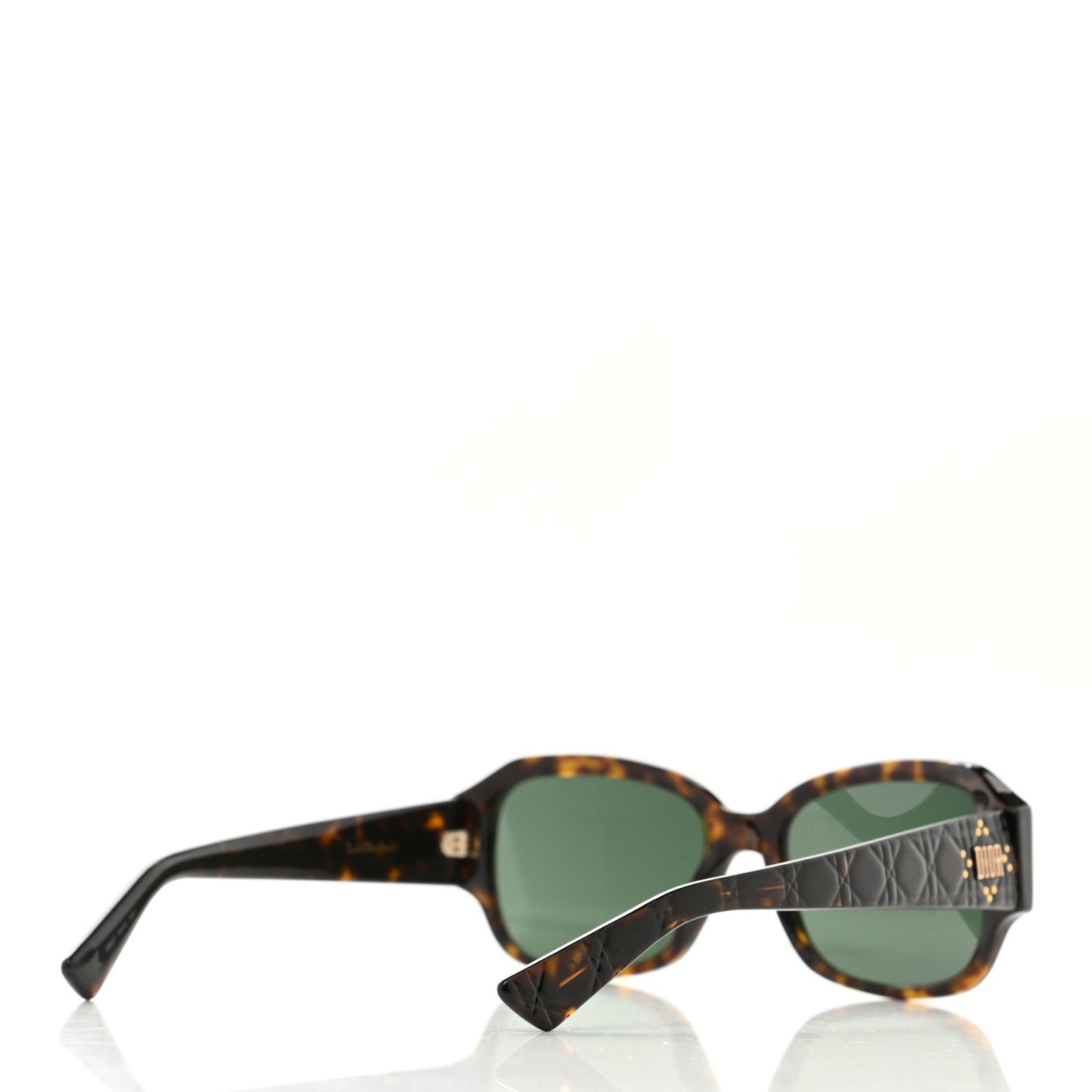 Christian Dior Acetate Cannage Lady Dior Studs 5 Sunglasses Havana 4 of 8