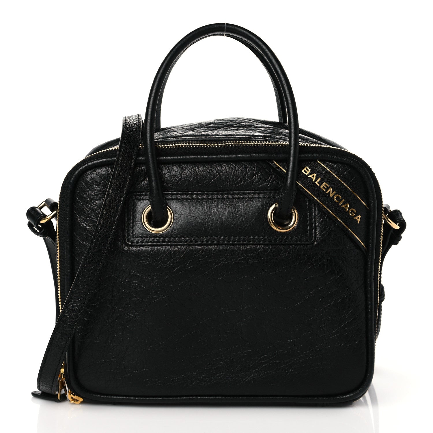 Balenciaga Agneau S Blanket Square Tote Black 1 of 9