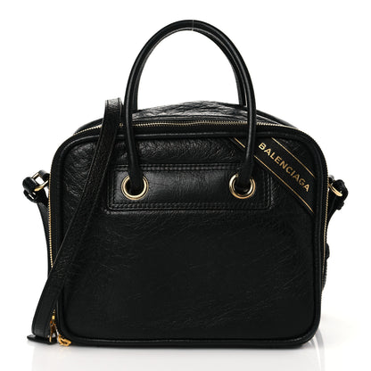 Balenciaga Agneau S Blanket Square Tote Black 1 of 9