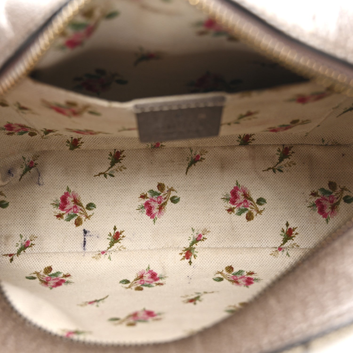 Gucci GG Supreme Monogram Web Neo Vintage Shoulder Bag Beige New Acero Crop 5 of 15