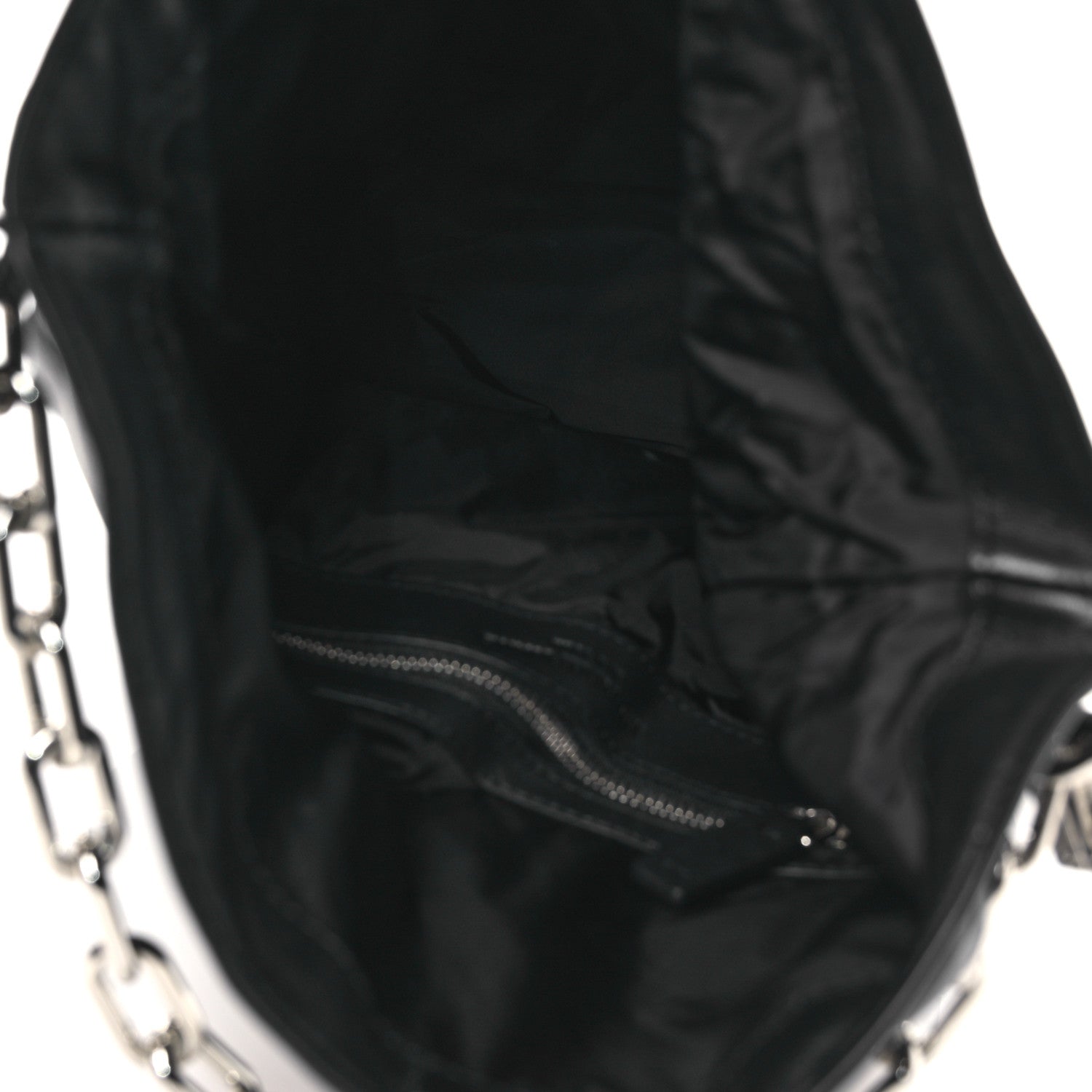 Alexander Wang Lambskin Attica Chain Dry Sack Bucket Bag Black 5 of 11