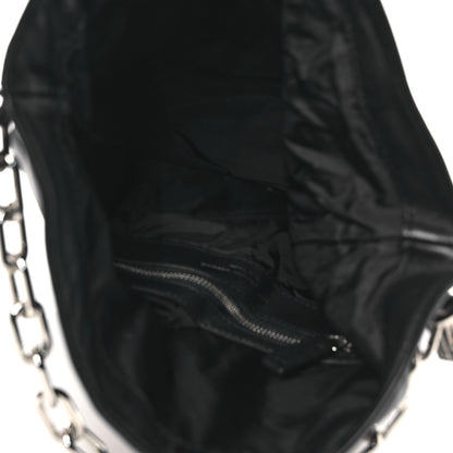 Alexander Wang Lambskin Attica Chain Dry Sack Bucket Bag Black 5 of 11