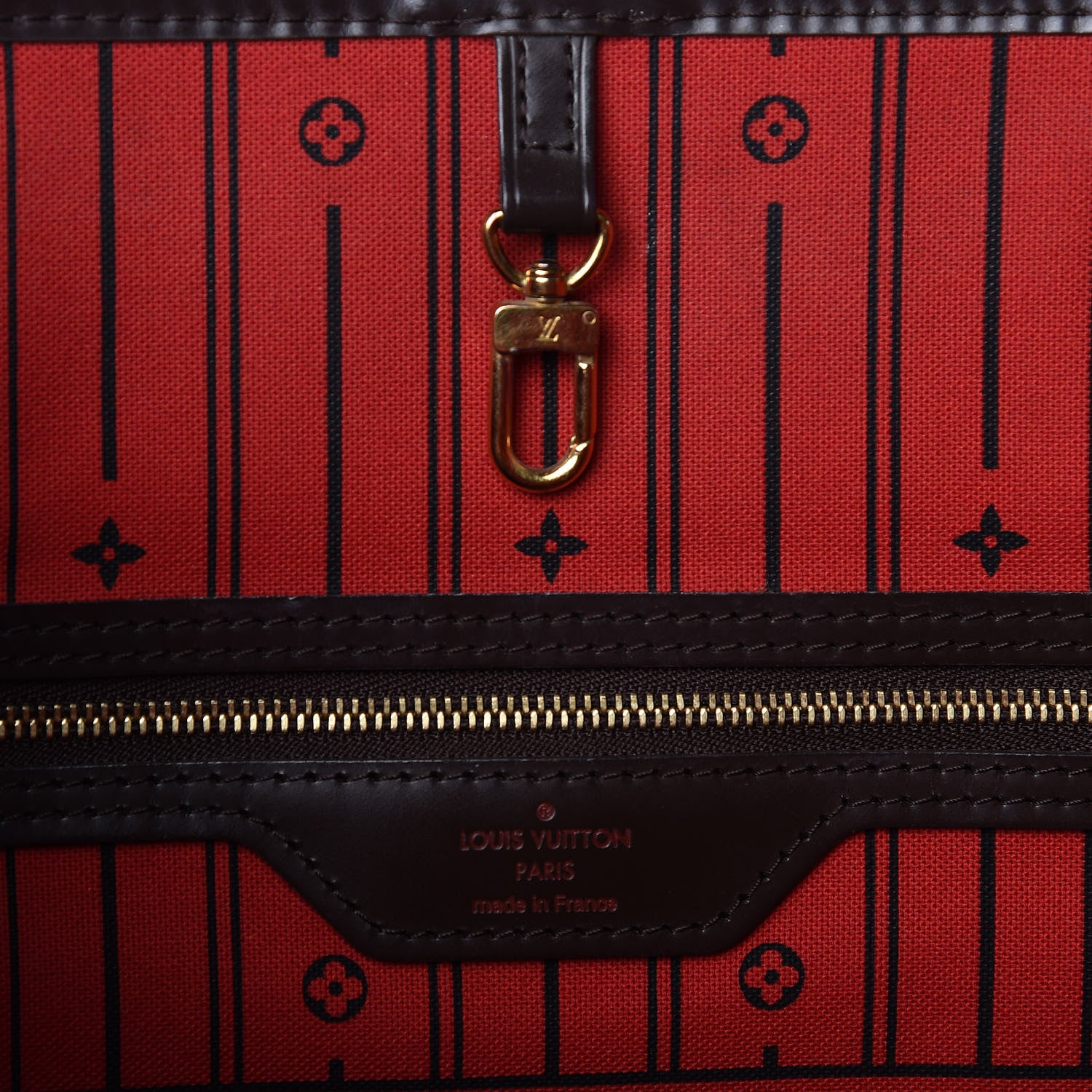 Louis Vuitton Damier Ebene Neverfull MM 5 of 9