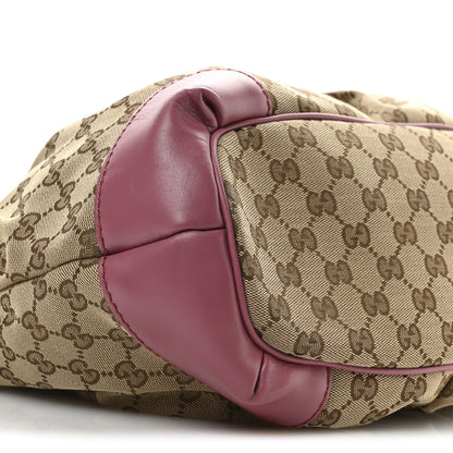 Gucci Monogram Medium Sukey Top Handle Peonia Flower 9 of 10
