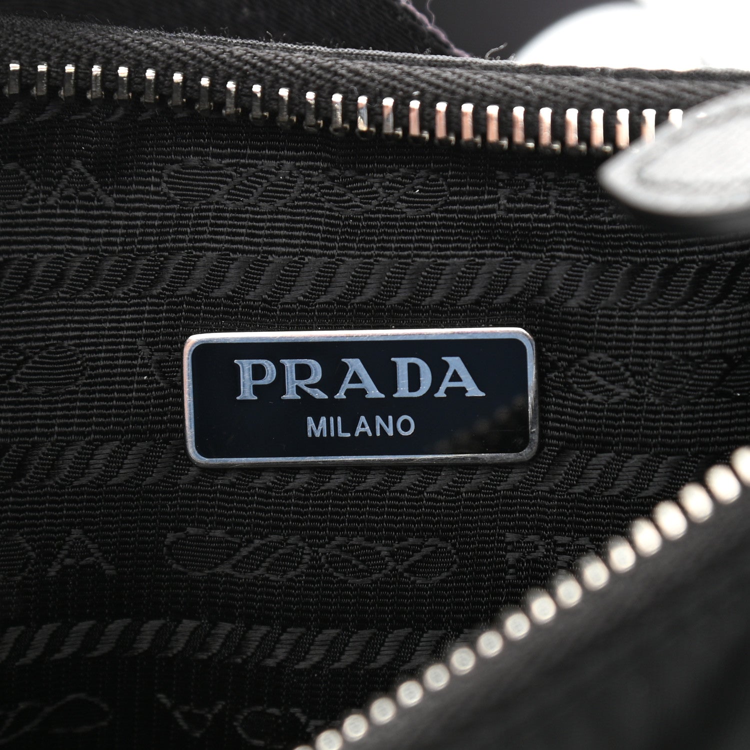 Prada Nylon Re-Edition 2005 Shoulder Bag Black 6 of 10