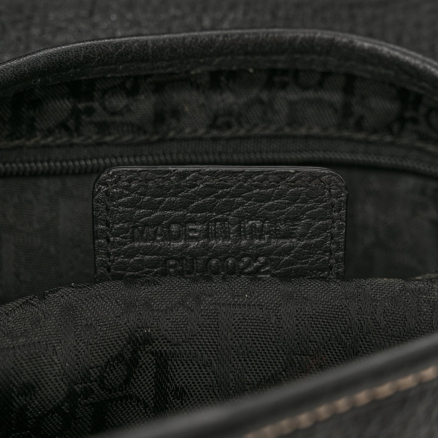 Calfskin Double Saddle Bag Black