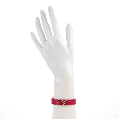 Louis Vuitton Epi Essential V Bracelet 17 Fuchsia 2 of 6