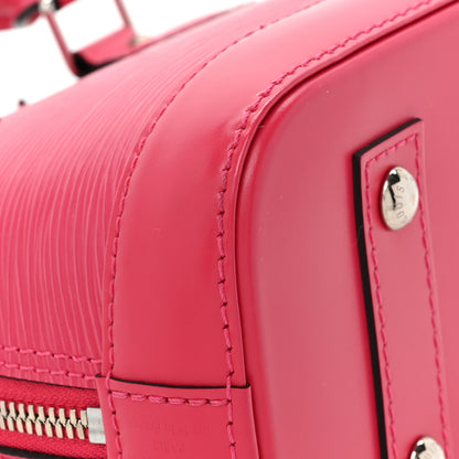 Louis Vuitton Epi Jacquard Alma BB Rose Pondicherry 10 of 12