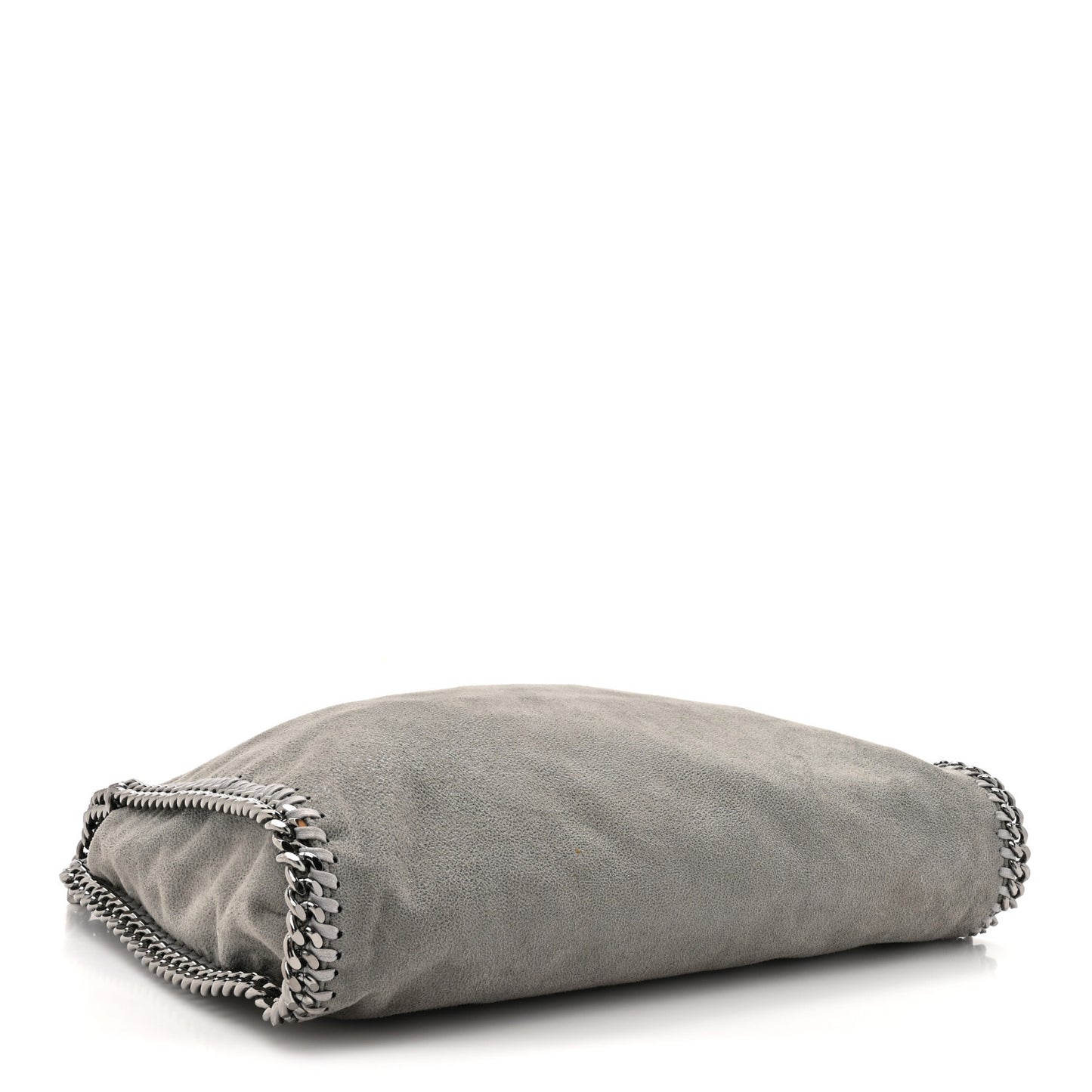 Shaggy Deer Falabella Fold Over Tote Light Grey
