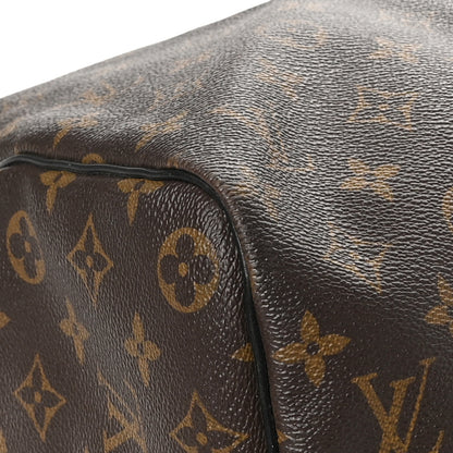 Louis Vuitton Monogram Macassar Keepall Bandouliere 45 7 of 10