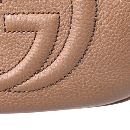Gucci Pebbled Calfskin Small Soho Disco Bag Camelia 12 of 14