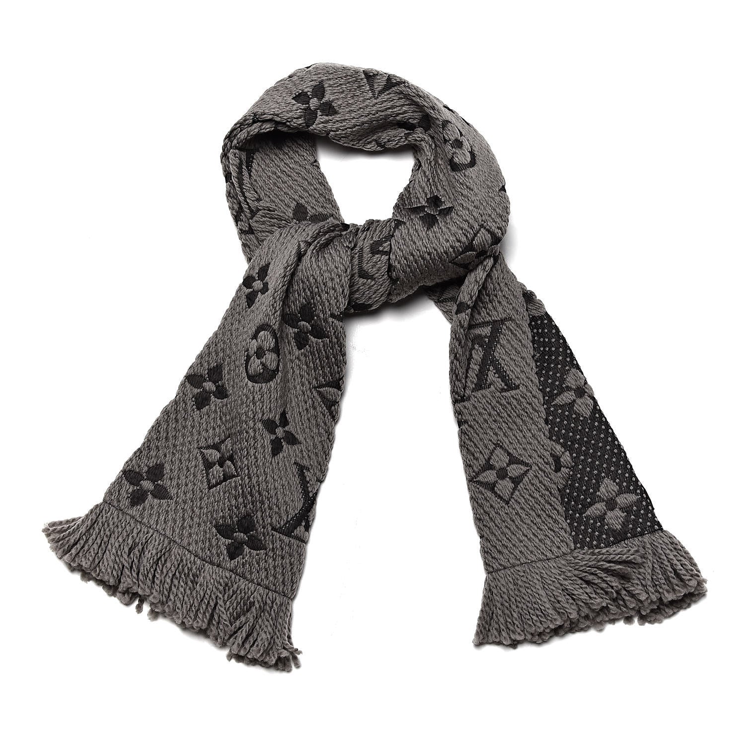 Louis Vuitton Wool Silk Logomania Scarf Verone 1 of 4