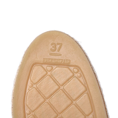 Chanel Lambskin CC Espadrilles 37 Black 8 of 9