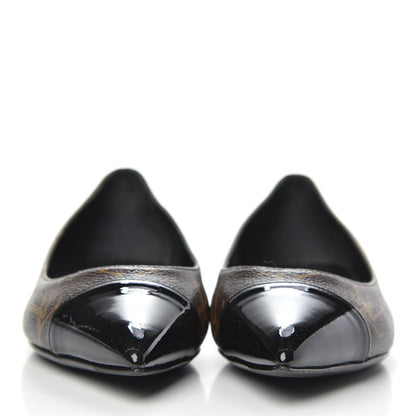 Louis Vuitton Patent Monogram Fetish Ballerina Flats 37.5 2 of 9