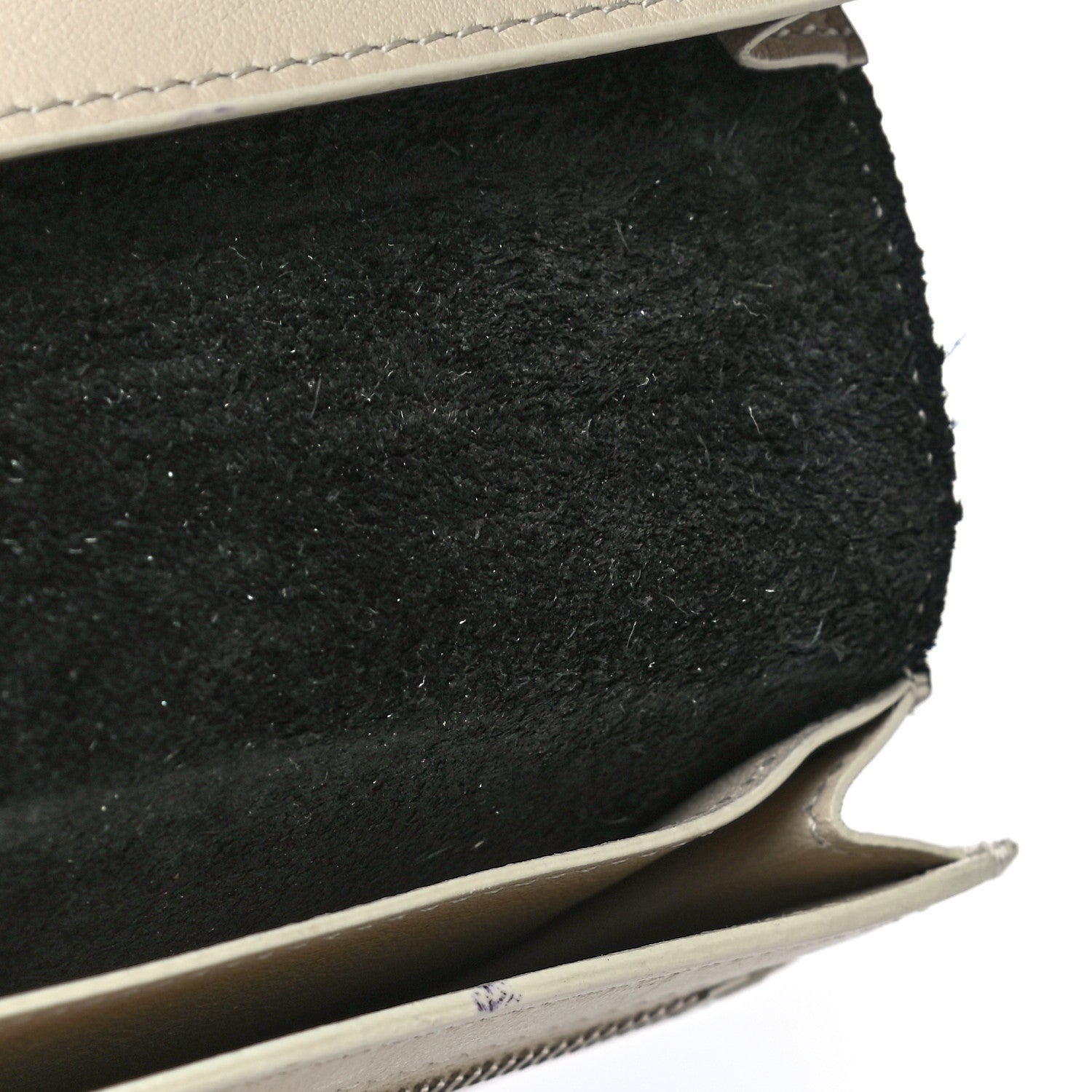 Celine Grained Calfskin Large Multifunction Strap Wallet Black Chalk 20 of 24