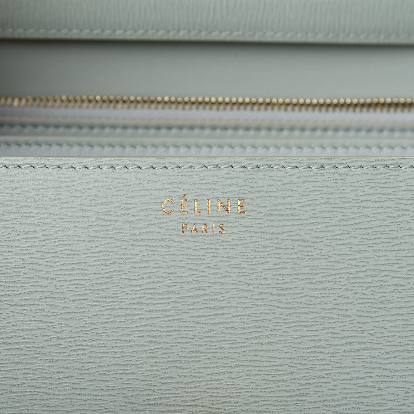 Liege Calfskin Medium Classic Box Flap Bag Pastel Green