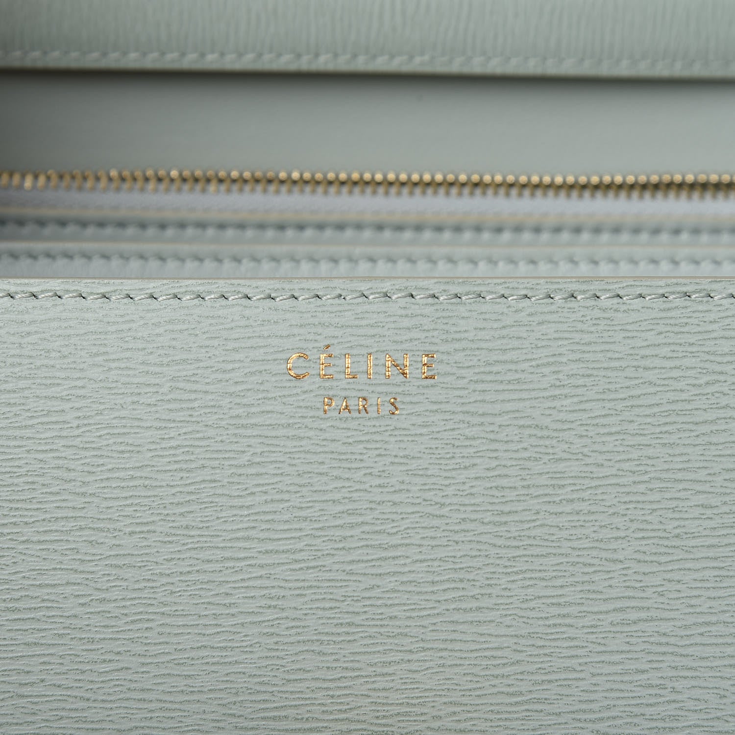 Celine Liege Calfskin Medium Classic Box Flap Bag Pastel Green 6 of 9