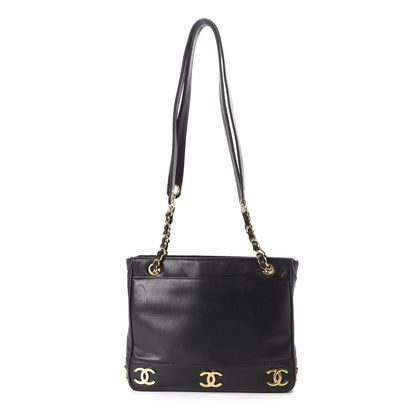 Chanel Lambskin CC Shoulder Bag Black 1 of 11