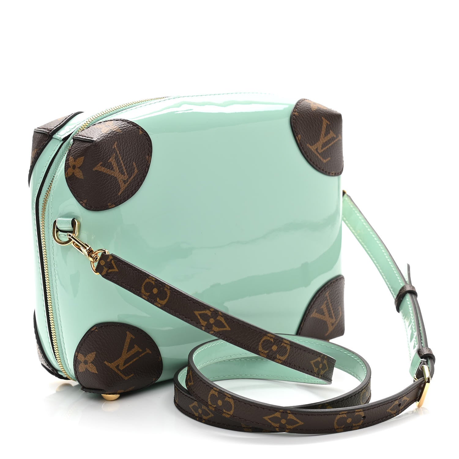 Louis Vuitton Patent Miroir Venice Blue 3 of 10