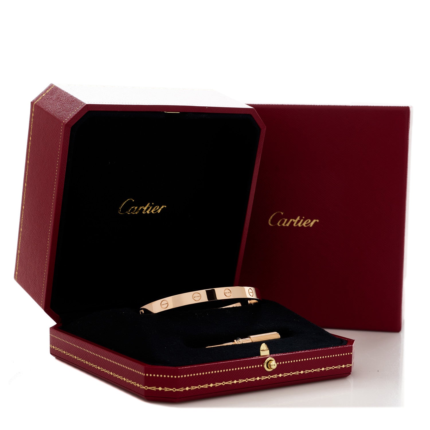 Cartier 18K Pink Gold LOVE Bracelet 19 5 of 5